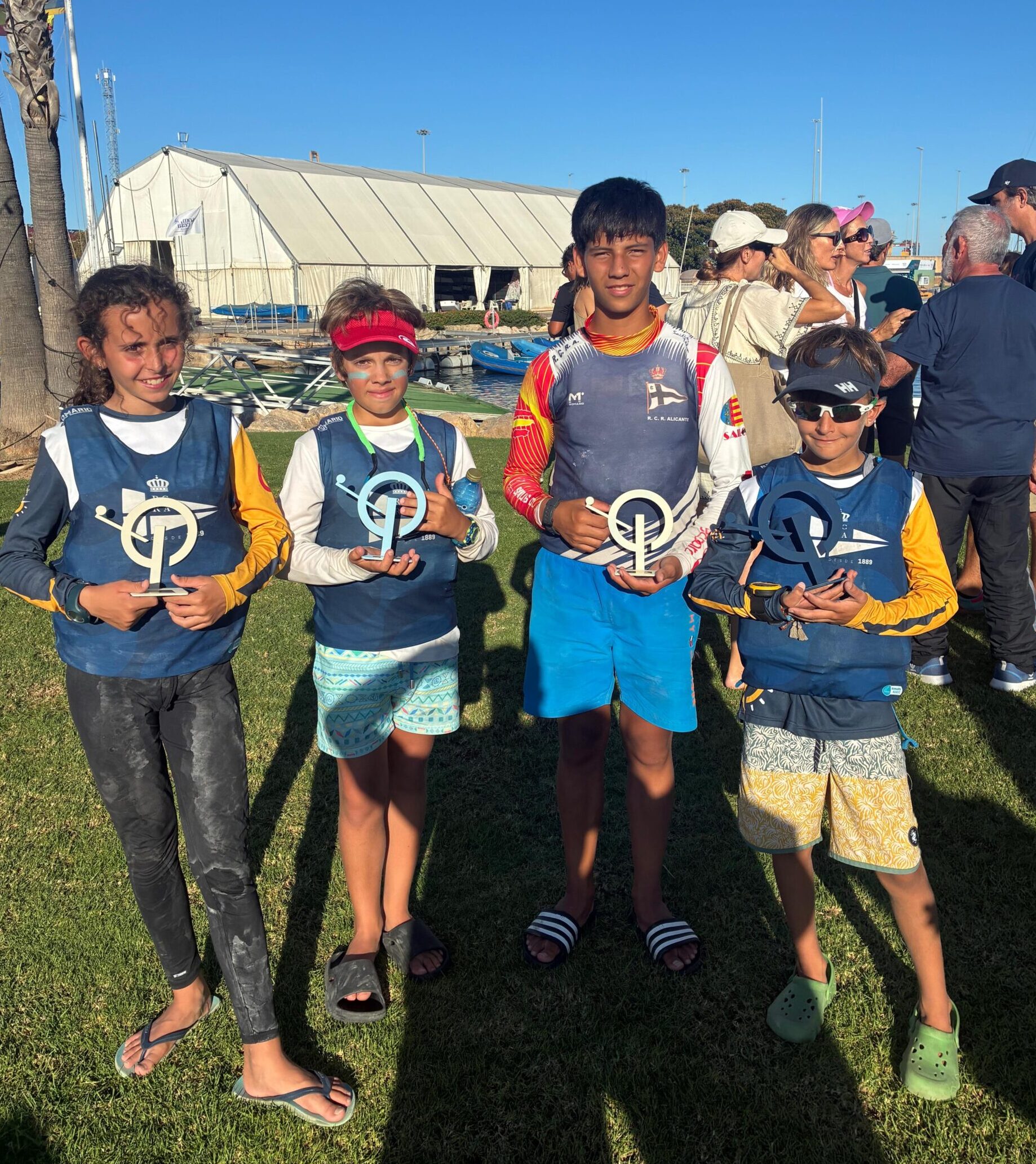 Destacada actuación de la cantera del RCRA en el Trofeo Valencia Vela Infantil